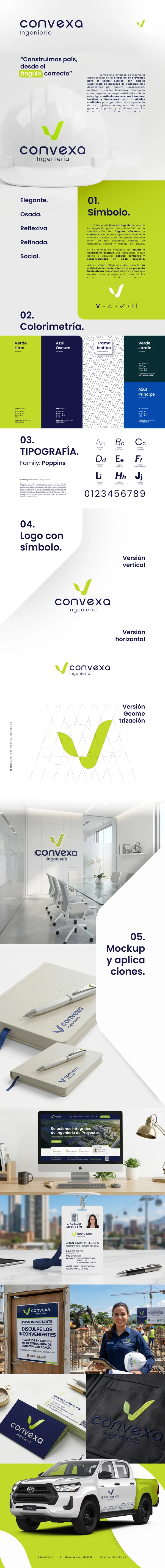 Portada del Brandboard de Convexa Ingeniería