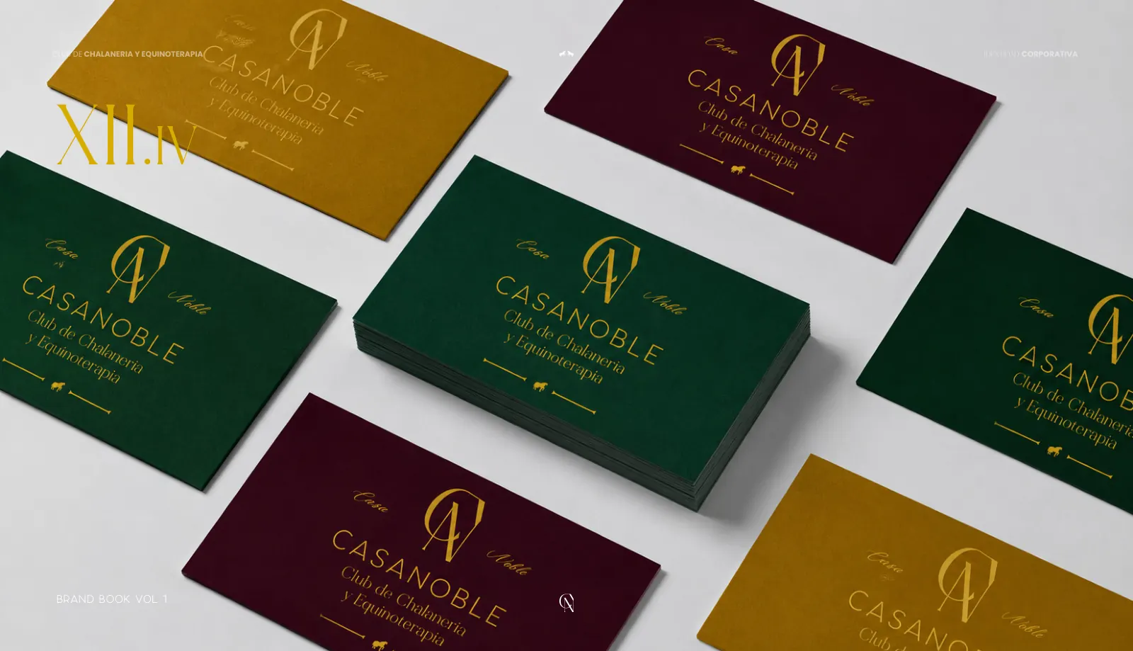 Página del manual de CasaNoble con una aplicación de la marca